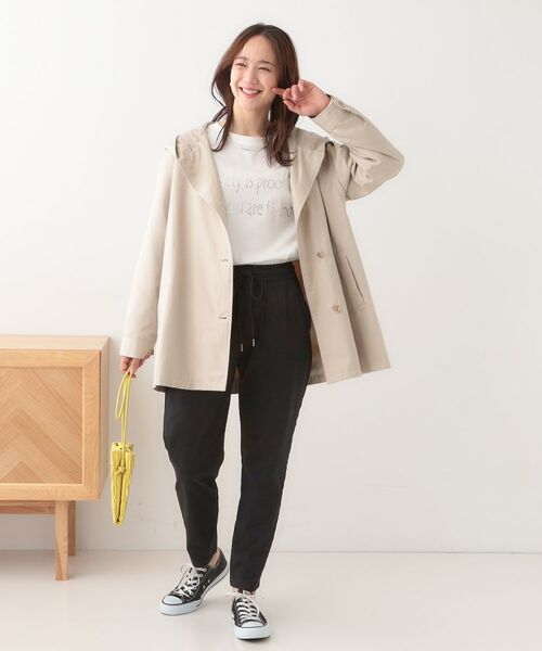 SHOO・LA・RUE / シューラルー パンツ | 【洗える/美脚シルエット】綿ストレッチイージーテーパードパンツ | 詳細11