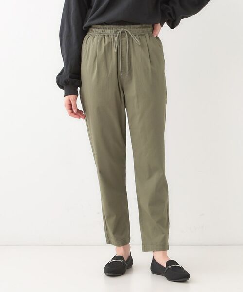 SHOO・LA・RUE / シューラルー パンツ | 【洗える/美脚シルエット】綿ストレッチイージーテーパードパンツ | 詳細13