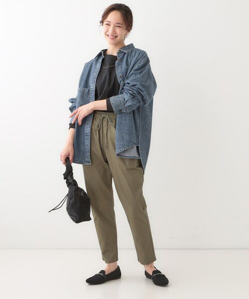 SHOO・LA・RUE / シューラルー パンツ | 【洗える/美脚シルエット】綿ストレッチイージーテーパードパンツ | 詳細15