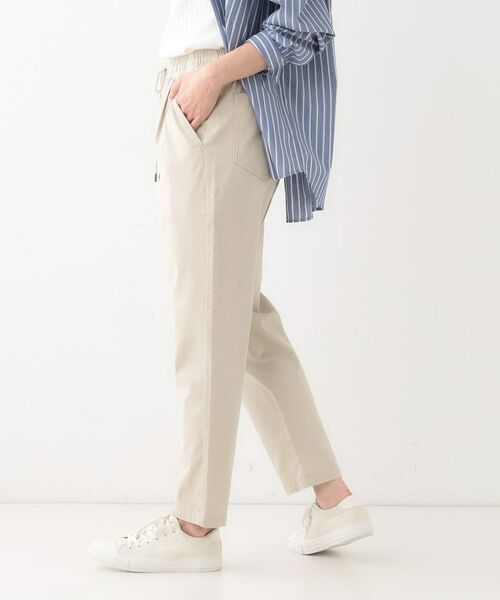 SHOO・LA・RUE / シューラルー パンツ | 【洗える/美脚シルエット】綿ストレッチイージーテーパードパンツ | 詳細2