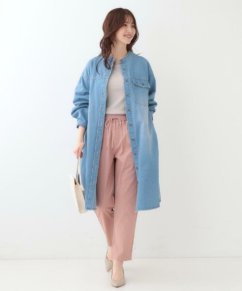 SHOO・LA・RUE / シューラルー パンツ | 【洗える/美脚シルエット】綿ストレッチイージーテーパードパンツ | 詳細24