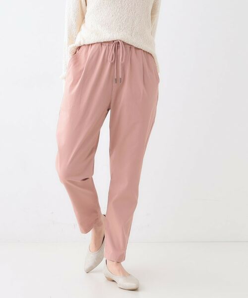 SHOO・LA・RUE / シューラルー パンツ | 【洗える/美脚シルエット】綿ストレッチイージーテーパードパンツ | 詳細5