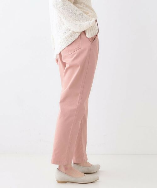SHOO・LA・RUE / シューラルー パンツ | 【洗える/美脚シルエット】綿ストレッチイージーテーパードパンツ | 詳細6