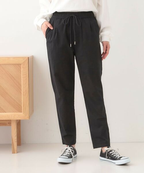 SHOO・LA・RUE / シューラルー パンツ | 【洗える/美脚シルエット】綿ストレッチイージーテーパードパンツ | 詳細9