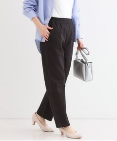 SHOO・LA・RUE / シューラルー パンツ | 【洗える/S-3L】ストレッチで楽な穿き心地 綿イージーストレートパンツ