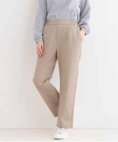 SHOO・LA・RUE / シューラルー パンツ | 【洗える/S-3L】ストレッチで楽な穿き心地 綿イージーストレートパンツ