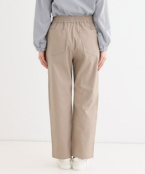 SHOO・LA・RUE / シューラルー パンツ | 【洗える/S-3L】ストレッチで楽な穿き心地 綿イージーストレートパンツ | 詳細15