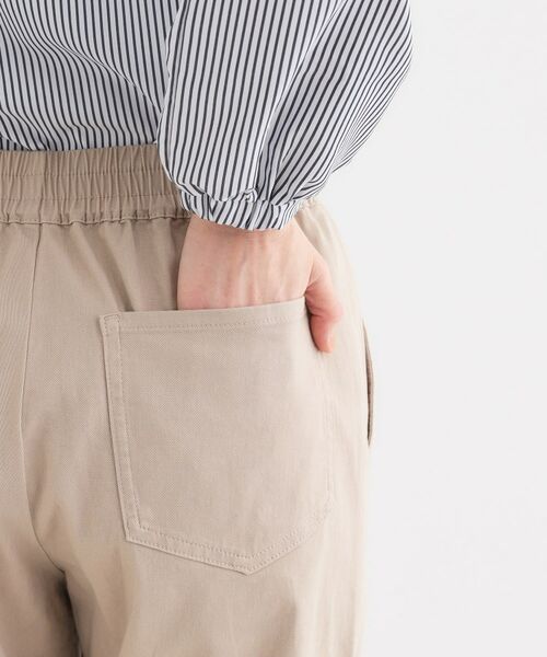 SHOO・LA・RUE / シューラルー パンツ | 【洗える/S-3L】ストレッチで楽な穿き心地 綿イージーストレートパンツ | 詳細20