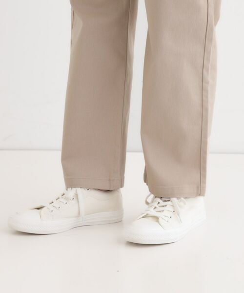 SHOO・LA・RUE / シューラルー パンツ | 【洗える/S-3L】ストレッチで楽な穿き心地 綿イージーストレートパンツ | 詳細21