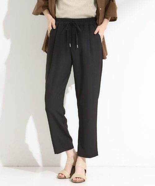 SHOO・LA・RUE / シューラルー パンツ | 【ひんやり/UV/S-LL】さらさらぷるん イージーテーパードパンツ | 詳細1