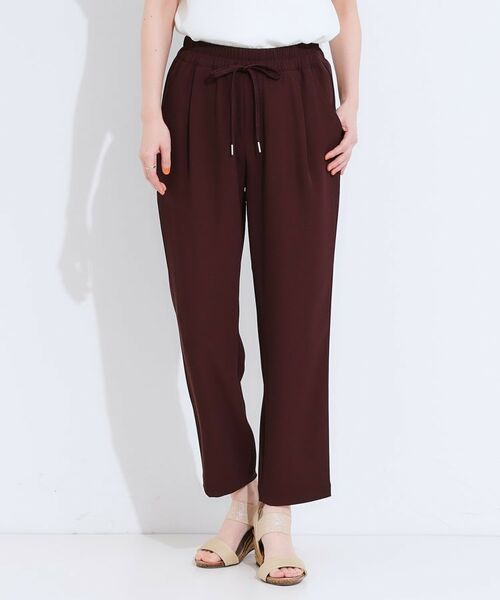 SHOO・LA・RUE / シューラルー パンツ | 【ひんやり/UV/S-LL】さらさらぷるん イージーテーパードパンツ | 詳細25