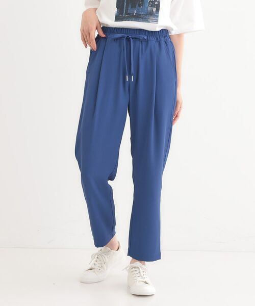 SHOO・LA・RUE / シューラルー パンツ | 【ひんやり/UV/S-LL】さらさらぷるん イージーテーパードパンツ | 詳細9