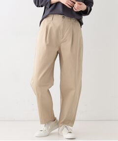 SHOO・LA・RUE / シューラルー パンツ | 【洗える/S-LL】脚のラインを拾いにくい 綿ツイルカーブパンツ