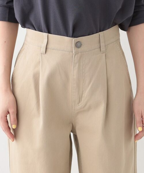 SHOO・LA・RUE / シューラルー パンツ | 【洗える/S-LL】脚のラインを拾いにくい 綿ツイルカーブパンツ | 詳細12