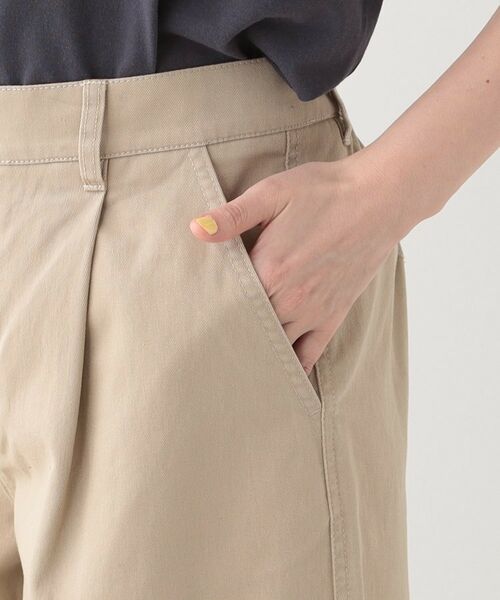 SHOO・LA・RUE / シューラルー パンツ | 【洗える/S-LL】脚のラインを拾いにくい 綿ツイルカーブパンツ | 詳細14