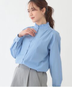 SHOO・LA・RUE / シューラルー シャツ・ブラウス | すっきり好印象 フリルスタンドブラウス