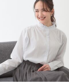 SHOO・LA・RUE / シューラルー シャツ・ブラウス | すっきり好印象 フリルスタンドブラウス