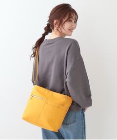 SHOO・LA・RUE / シューラルー ショルダーバッグ | 【ポケットたくさん】 フロント切り替えショルダーバッグ