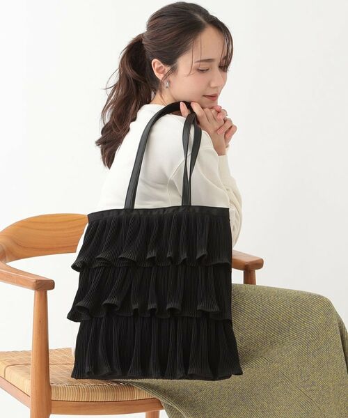SHOO・LA・RUE / シューラルー トートバッグ | フリルティアードトートバッグ | 詳細1
