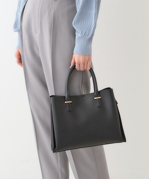 SHOO・LA・RUE / シューラルー トートバッグ | 【2WAY/通勤/セレモニー】きれいめコーデに 3層トートバッグ | 詳細1