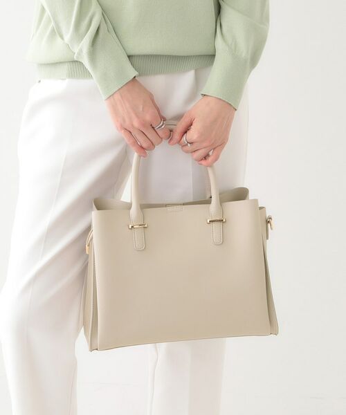 SHOO・LA・RUE / シューラルー トートバッグ | 【2WAY/通勤/セレモニー】きれいめコーデに 3層トートバッグ | 詳細3