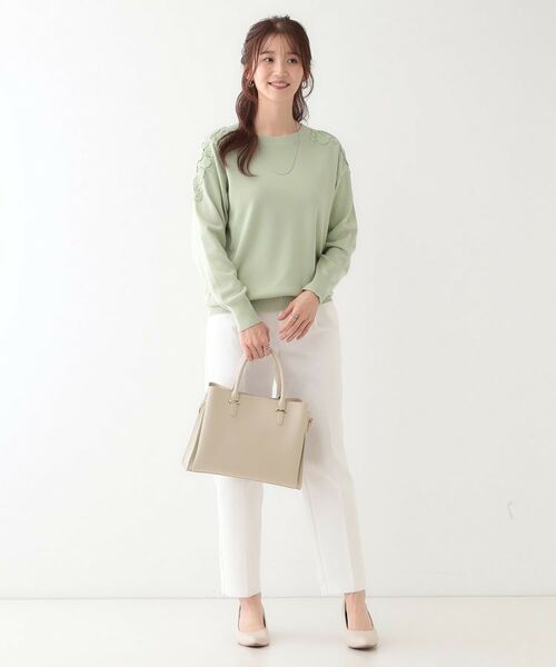 SHOO・LA・RUE / シューラルー トートバッグ | 【2WAY/通勤/セレモニー】きれいめコーデに 3層トートバッグ | 詳細4