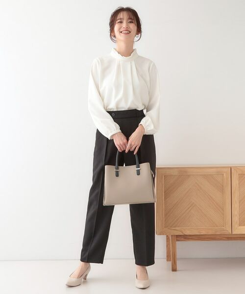 SHOO・LA・RUE / シューラルー トートバッグ | 【2WAY/通勤/セレモニー】きれいめコーデに 3層トートバッグ | 詳細6