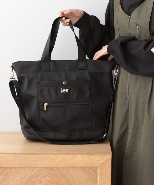 SHOO・LA・RUE/シューラルー 【Lee別注】2WAYトートバッグ ブラック(019) 00 SHOO・LA・RUE/シューラルー 【Lee別注】2WAYトートバッグ ブラック(019) 00