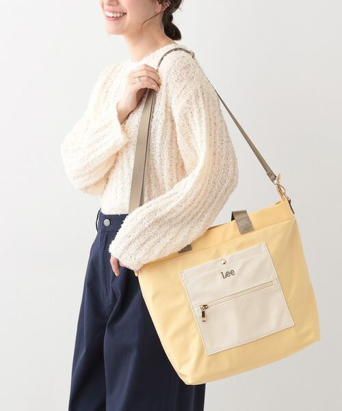 SHOO・LA・RUE/シューラルー 【Lee別注】2WAYトートバッグ イエロー(032) 00 SHOO・LA・RUE/シューラルー 【Lee別注】2WAYトートバッグ イエロー(032) 00