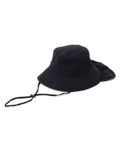 SHOO・LA・RUE / シューラルー ハット | 【撥水／UVカット】シェード付きポケッタブルハット【あご紐つき／サイズ調整】