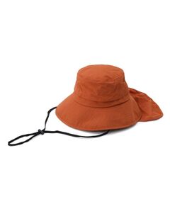 SHOO・LA・RUE / シューラルー ハット | 【撥水／UVカット】シェード付きポケッタブルハット【あご紐つき／サイズ調整】