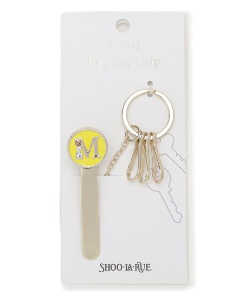 SHOO・LA・RUE/シューラルー 【イニシャル】バッグキークリップ イエロー(031) 00 SHOO・LA・RUE/シューラルー 【イニシャル】バッグキークリップ イエロー(031) 00