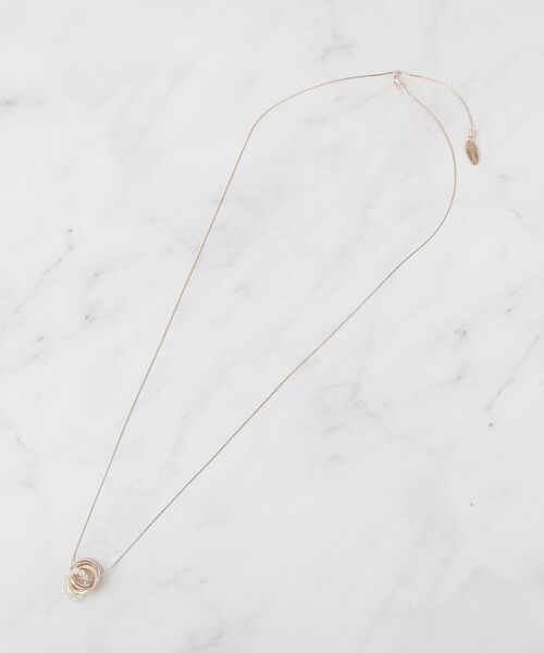 SHOO・LA・RUE / シューラルー ネックレス・ペンダント・チョーカー | ミニリング＆フェイクパールネックレス | 詳細2