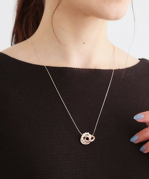 SHOO・LA・RUE / シューラルー ネックレス・ペンダント・チョーカー | ミニリング＆フェイクパールネックレス | 詳細4