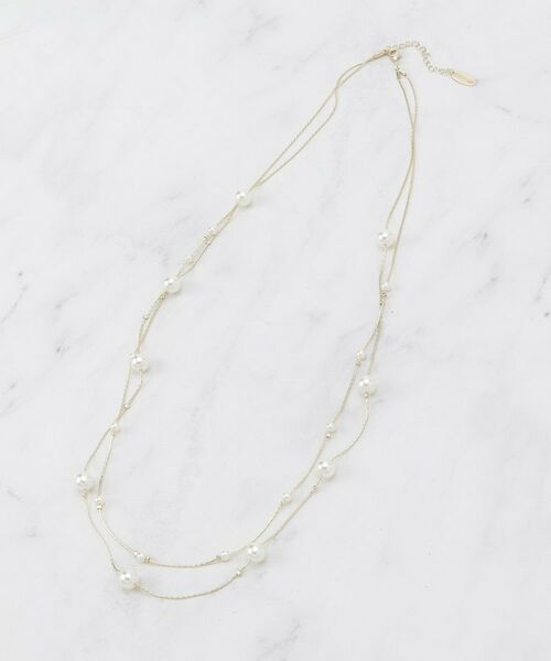 SHOO・LA・RUE / シューラルー ネックレス・ペンダント・チョーカー | フェイクパール2連ネックレス | 詳細1