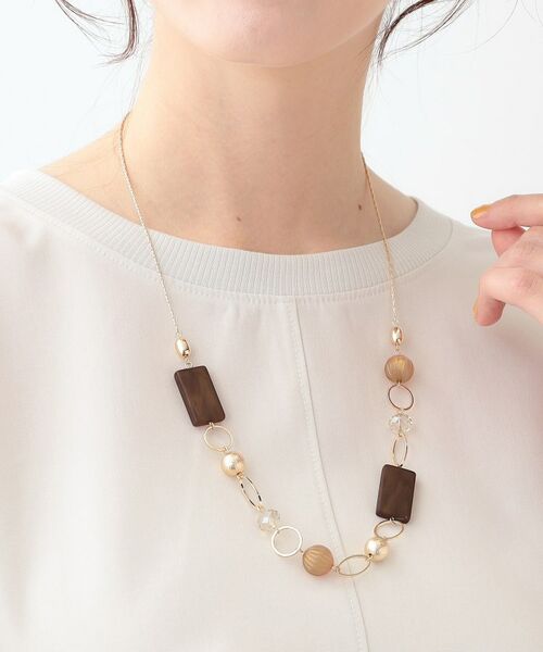 SHOO・LA・RUE / シューラルー ネックレス・ペンダント・チョーカー | アクリルステーションネックレス | 詳細4