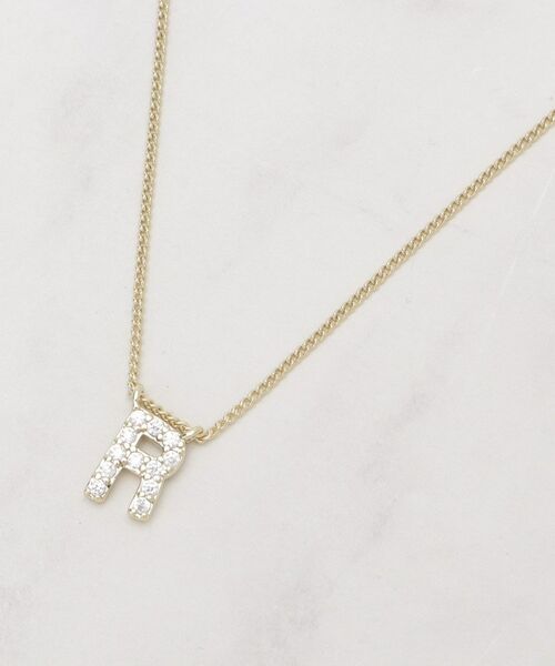 SHOO・LA・RUE/シューラルー 【イニシャル】プチペンダントネックレス ゴールド(407) 00 SHOO・LA・RUE/シューラルー 【イニシャル】プチペンダントネックレス ゴールド(407) 00