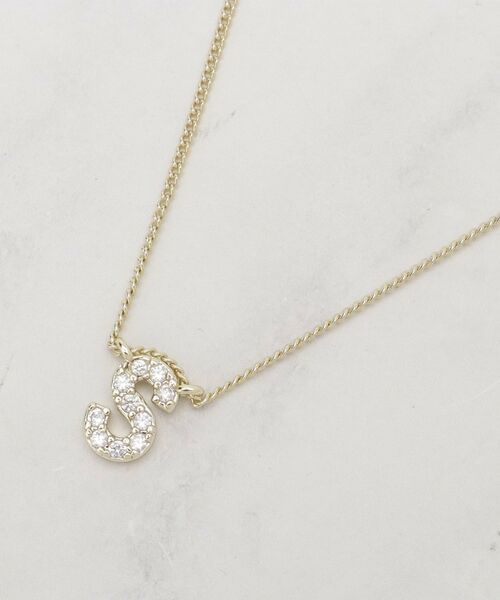 SHOO・LA・RUE/シューラルー 【イニシャル】プチペンダントネックレス ゴールド(507) 00 SHOO・LA・RUE/シューラルー 【イニシャル】プチペンダントネックレス ゴールド(507) 00