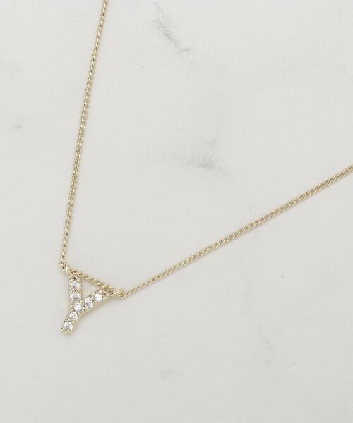 SHOO・LA・RUE/シューラルー 【イニシャル】プチペンダントネックレス ゴールド(607) 00 SHOO・LA・RUE/シューラルー 【イニシャル】プチペンダントネックレス ゴールド(607) 00