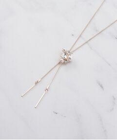 SHOO・LA・RUE / シューラルー ネックレス・ペンダント・チョーカー | ビジューフェイクパールループタイネックレス