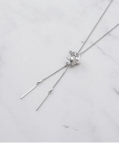 SHOO・LA・RUE / シューラルー ネックレス・ペンダント・チョーカー | ビジューフェイクパールループタイネックレス