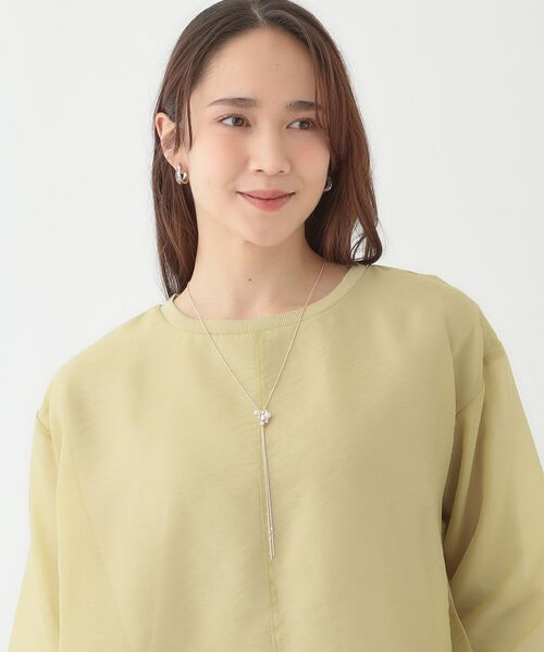SHOO・LA・RUE / シューラルー ネックレス・ペンダント・チョーカー | ビジューフェイクパールループタイネックレス | 詳細6