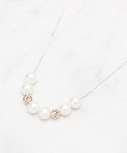 SHOO・LA・RUE/シューラルー シュリンクパールネックレス ピンクゴールド(005) 00 SHOO・LA・RUE/シューラルー シュリンクパールネックレス ピンクゴールド(005) 00