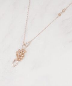 SHOO・LA・RUE / シューラルー ネックレス・ペンダント・チョーカー | ガラス房変形フープネックレス