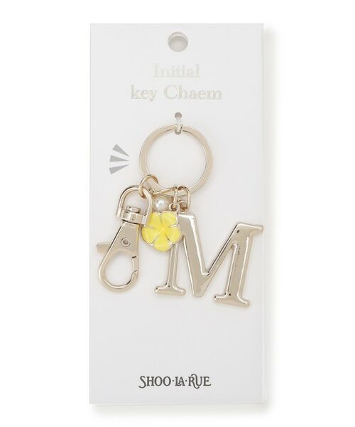 SHOO・LA・RUE/シューラルー 【イニシャル】キーホルダー イエロー(031) 00 SHOO・LA・RUE/シューラルー 【イニシャル】キーホルダー イエロー(031) 00