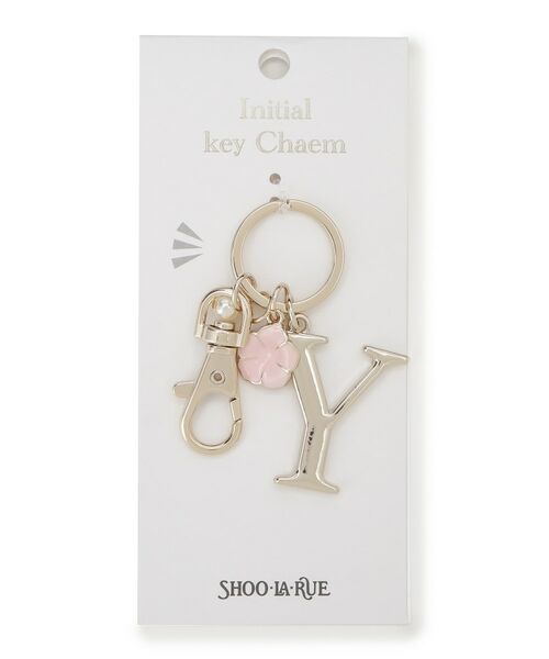 SHOO・LA・RUE/シューラルー 【イニシャル】キーホルダー ライトピンク(070) 00 SHOO・LA・RUE/シューラルー 【イニシャル】キーホルダー ライトピンク(070) 00