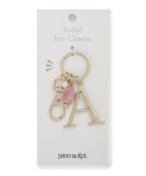 SHOO・LA・RUE/シューラルー 【イニシャル】キーホルダー ピンク(072) 00 SHOO・LA・RUE/シューラルー 【イニシャル】キーホルダー ピンク(072) 00