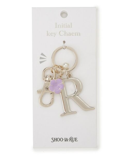 SHOO・LA・RUE/シューラルー 【イニシャル】キーホルダー ラベンダー(080) 00 SHOO・LA・RUE/シューラルー 【イニシャル】キーホルダー ラベンダー(080) 00