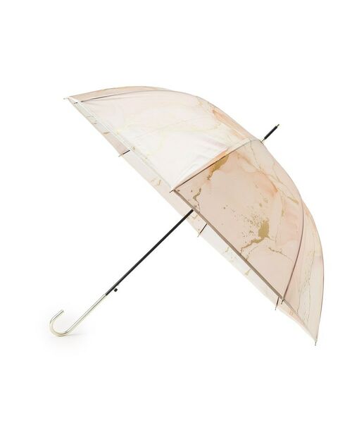 SHOO・LA・RUE/シューラルー 【Wpc.】インクアートアンブレラ【雨傘/ビニール傘】 モカブラウン(442) 00 SHOO・LA・RUE/シューラルー 【Wpc.】インクアートアンブレラ【雨傘/ビニール傘】 モカブラウン(442) 00