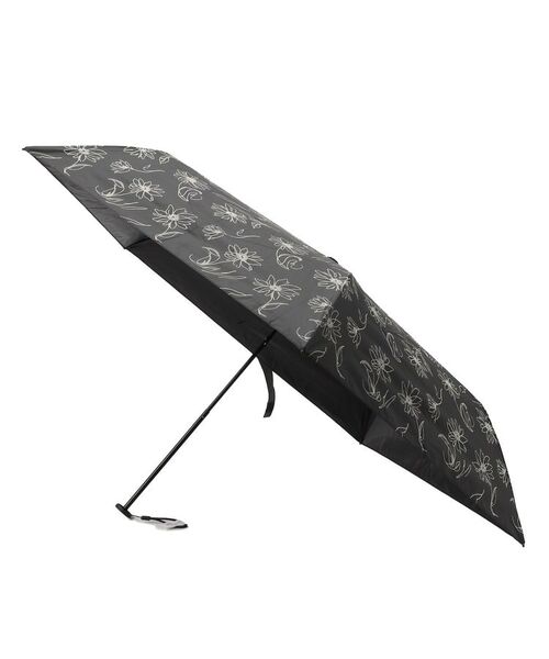 SHOO・LA・RUE/シューラルー 【折りたたみ傘/晴雨兼用/because】スーパーライトフラワーミニ ブラック(119) 00 SHOO・LA・RUE/シューラルー 【折りたたみ傘/晴雨兼用/because】スーパーライトフラワーミニ ブラック(119) 00